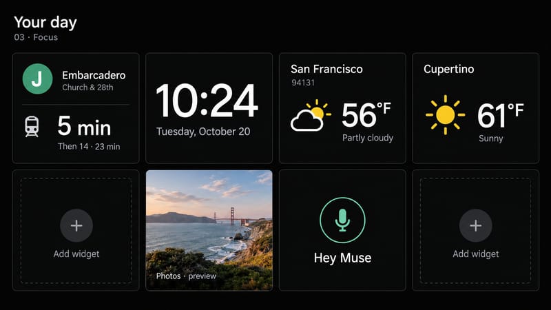 ImageGen's Focus dashboard concept